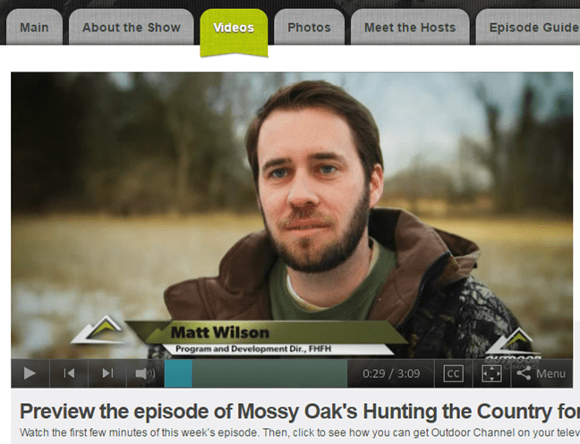 Watch FHFH on Mossy Oak Hunting the Country in January! - Farmers and  Hunters Feeding the Hungry