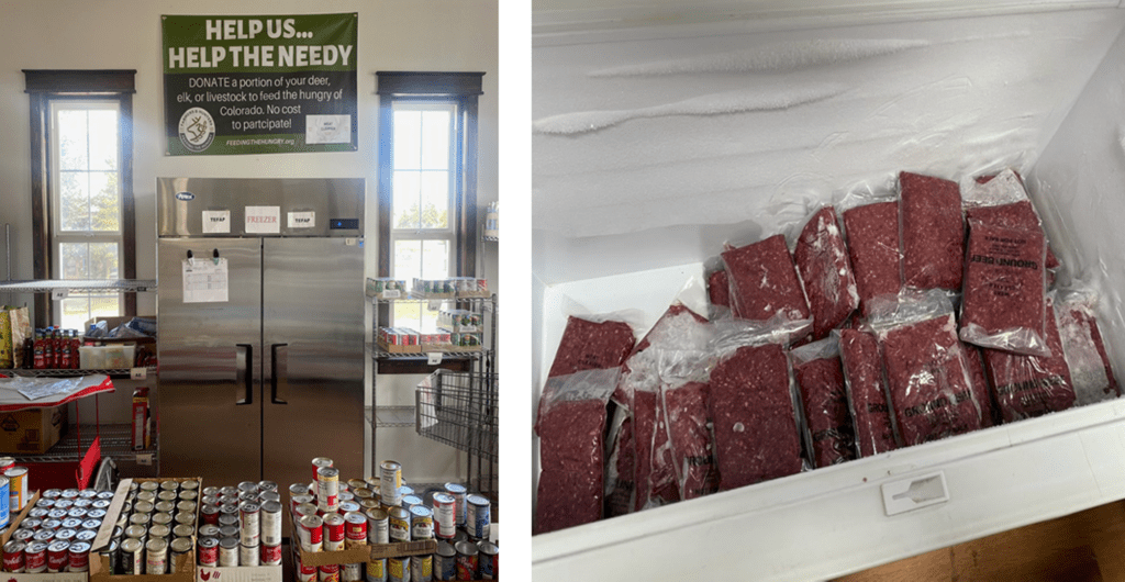 Hunters are helping food banks by donating surplus meat. But while