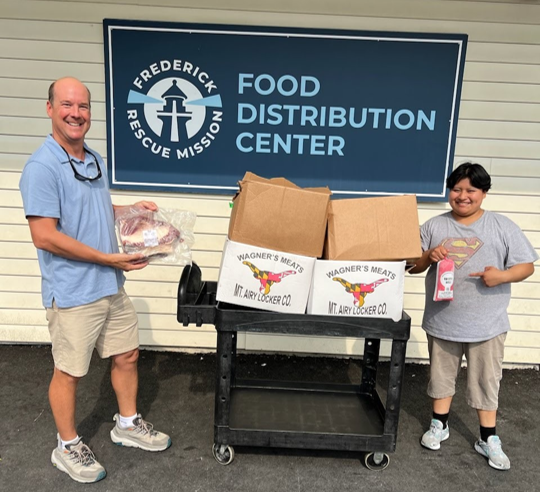 Frederick Rescue Mission Meat Donation